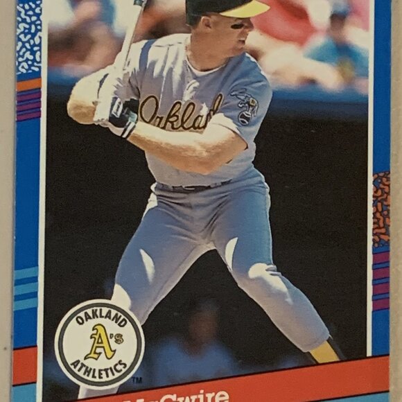 1991 Donruss Baseball Cards Mark McGwire All-Star Grand Slam - Picture 2 of 7